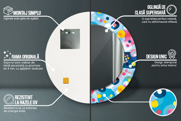 Dekorativno ogledalo Barvito trnje