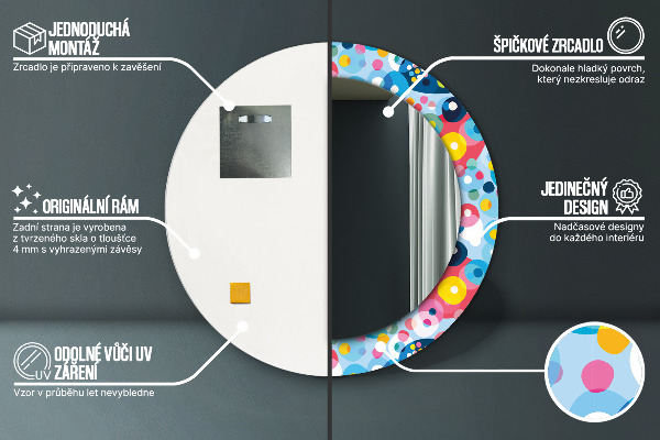 Dekorativno ogledalo Barvito trnje