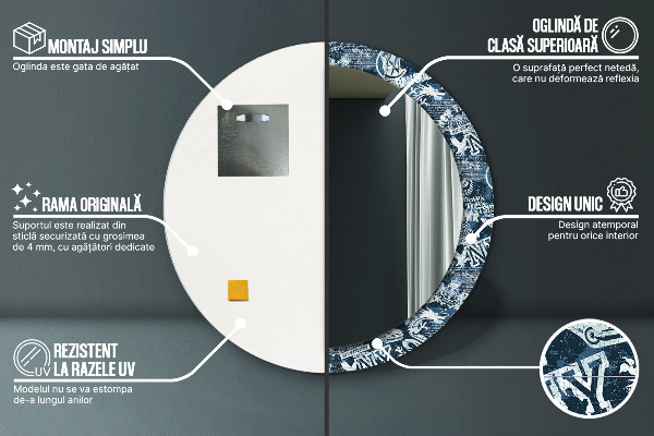 Okrasno ogledalo Kolaž