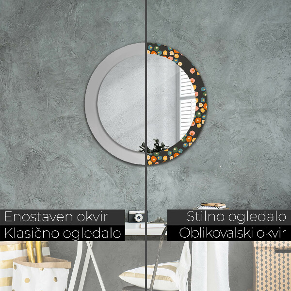 Okrasno ogledalo Cvetne pike