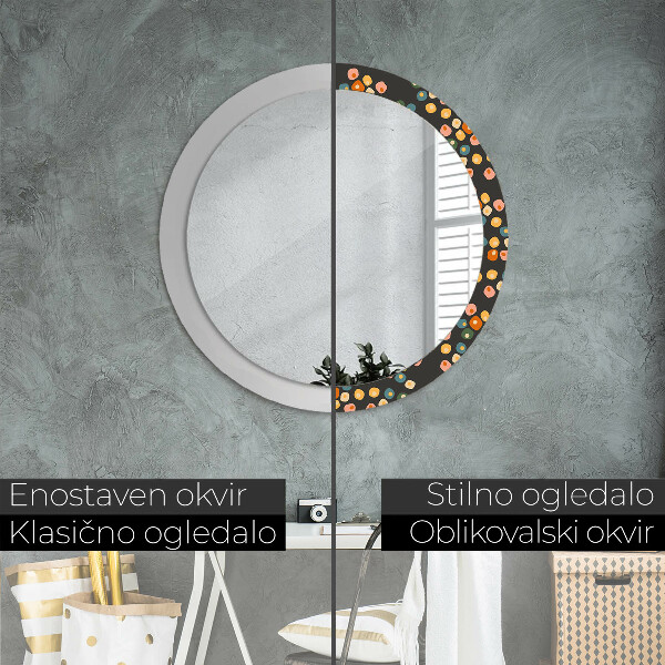 Okrasno ogledalo Cvetne pike