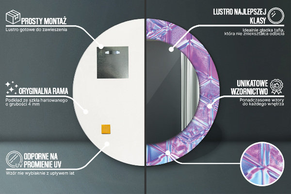 Ogledalo z okrasnim okvirjem Izvleček nadrealistične