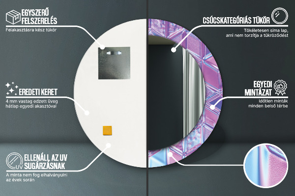 Ogledalo z okrasnim okvirjem Izvleček nadrealistične