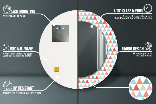 Okrasno ogledalo Geometrijski vzorec
