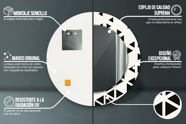 Tiskano ogledalo Abstraktni geometrijski