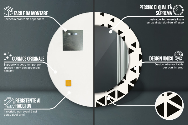 Tiskano ogledalo Abstraktni geometrijski