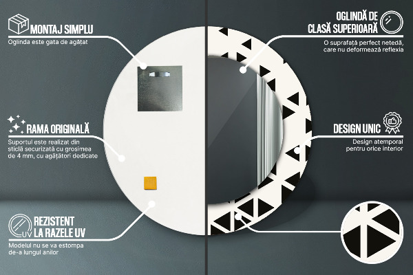 Tiskano ogledalo Abstraktni geometrijski