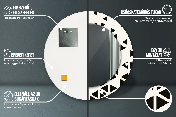 Tiskano ogledalo Abstraktni geometrijski