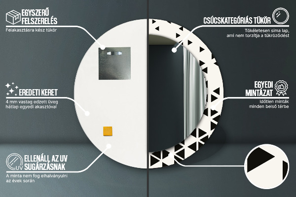 Tiskano ogledalo Abstraktni geometrijski