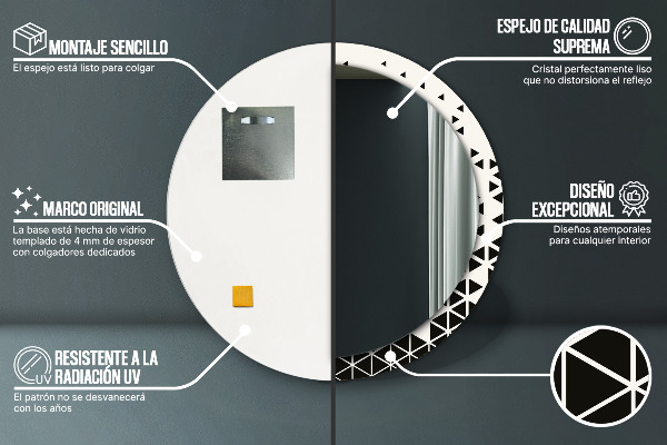 Tiskano ogledalo Abstraktni geometrijski