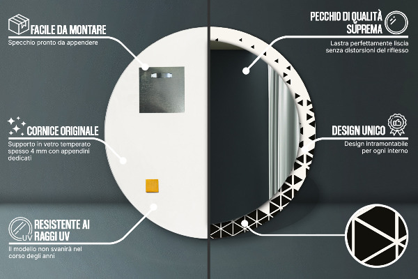 Tiskano ogledalo Abstraktni geometrijski