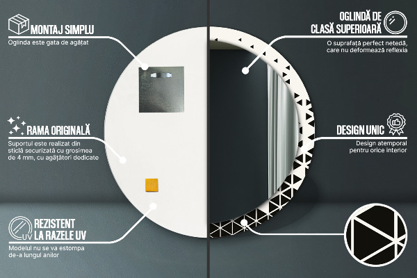Tiskano ogledalo Abstraktni geometrijski