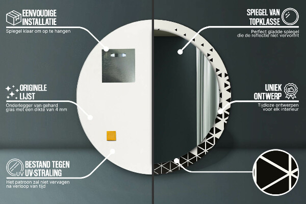 Tiskano ogledalo Abstraktni geometrijski