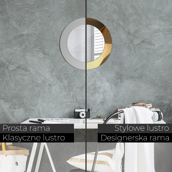 Tiskano ogledalo Zlata abstrakcija