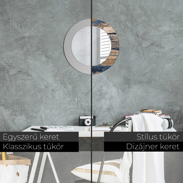 Dekorativno ogledalo Abstraktni les