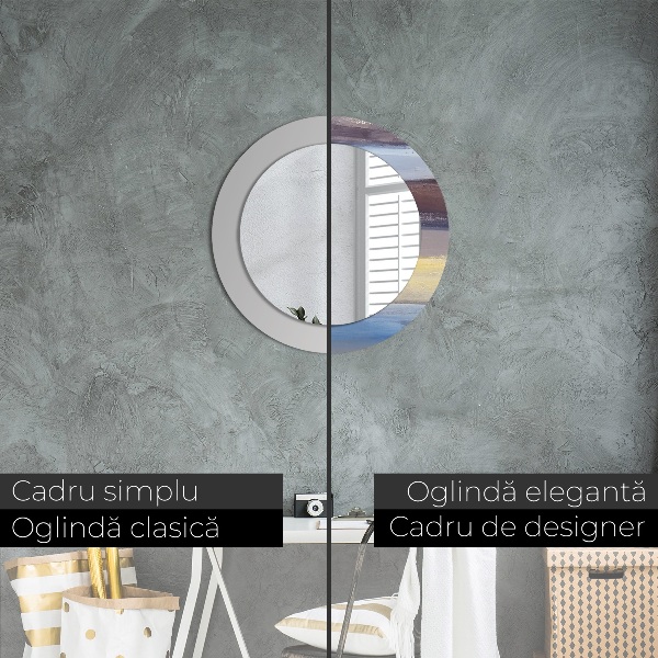 Dekorativno ogledalo Abstraktna slika