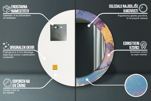 Tiskano ogledalo Marmorni kamen