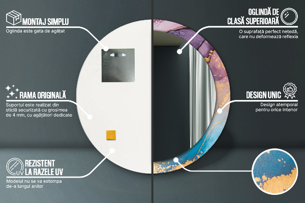 Tiskano ogledalo Marmorni kamen