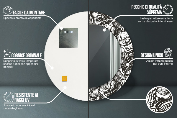 Tiskano ogledalo Abstraktna tekočina