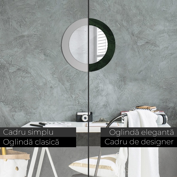 Tiskano ogledalo Zeleni marmor