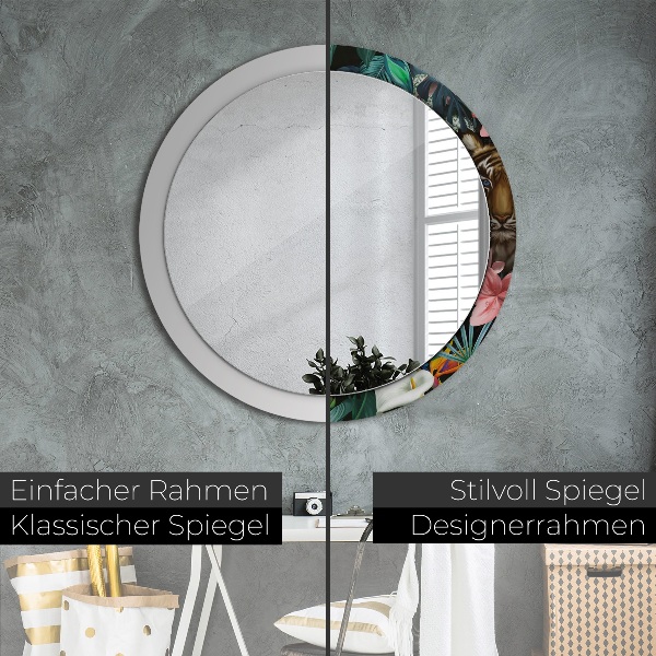 Dekorativno ogledalo Gozd v džungli