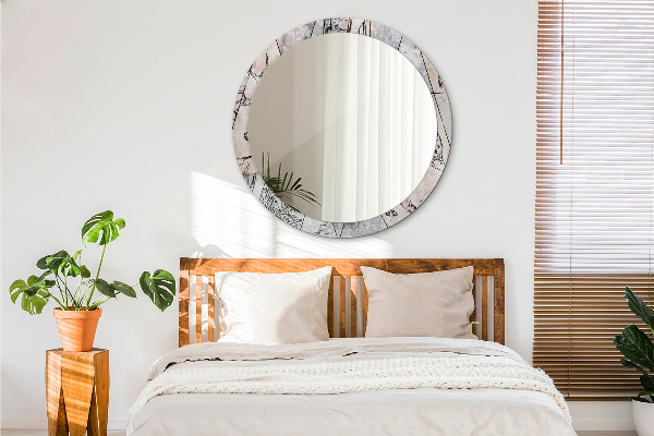 Dekorativno ogledalo Živalska abstrakcija