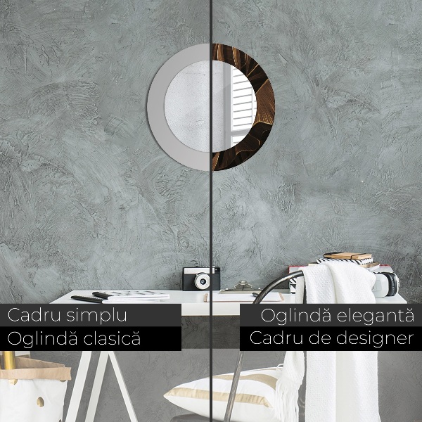 Okrasno ogledalo Rjavi bananini listi