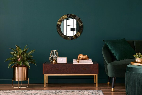 Ogledalo z okrasnim okvirjem Cvetje hibiskusa