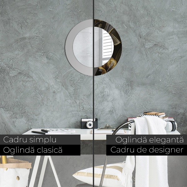 Ogledalo z okrasnim okvirjem Cvetje hibiskusa