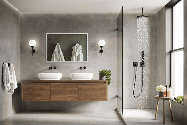 Stensko pravokotno ogledalo za spalnico bel okvir 80x60 cm