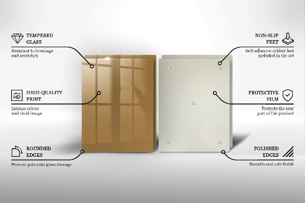 Zaščitna plošča za štedilnik Bež barva