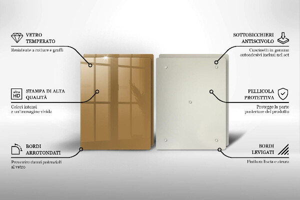 Zaščitna plošča za štedilnik Bež barva