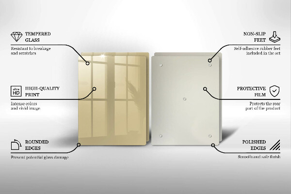Zaščitna plošča za štedilnik Bež barva