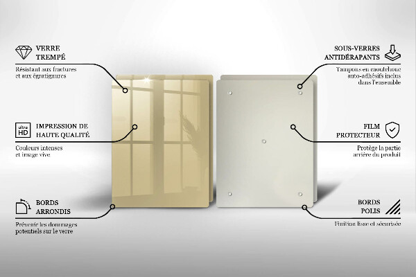 Zaščitna plošča za štedilnik Bež barva