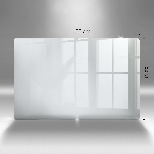 Zaščitna plošča za štedilnik Bela barva