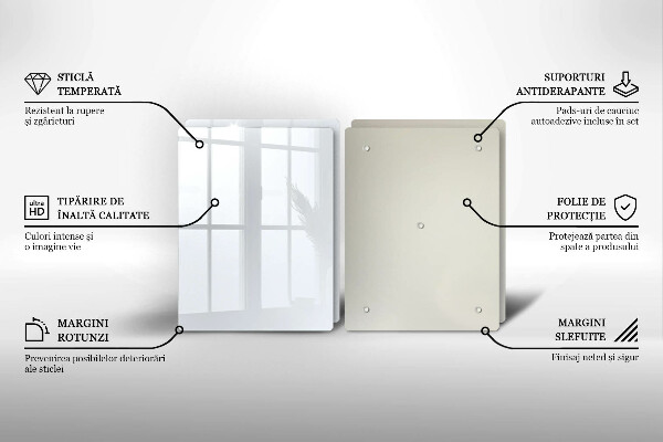 Zaščitna plošča za štedilnik Bela barva