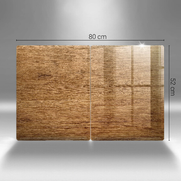 Stenska zaščitna plošča za štedilnik Tekstura lesene plošče