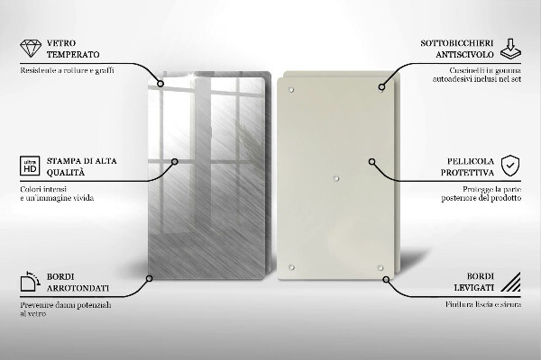 Zaščitna plošča za štedilnik Kovinska tekstura ozadja