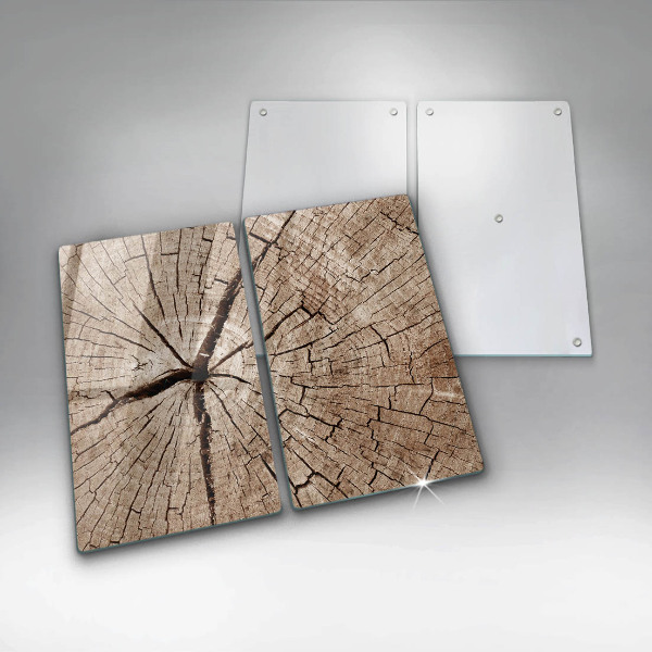 Zaščitna plošča za štedilnik Prerez drevesa