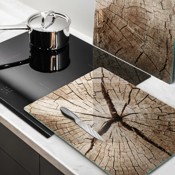 Zaščitna plošča za štedilnik Prerez drevesa