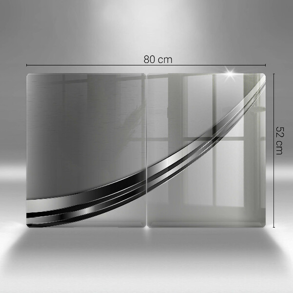 Zaščitna plošča za štedilnik Kovinska abstrakcija