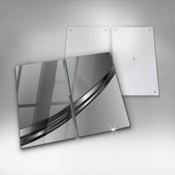 Zaščitna plošča za štedilnik Kovinska abstrakcija