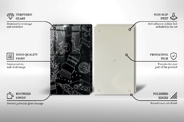 Zaščitna plošča za štedilnik Kuhinjski dodatki