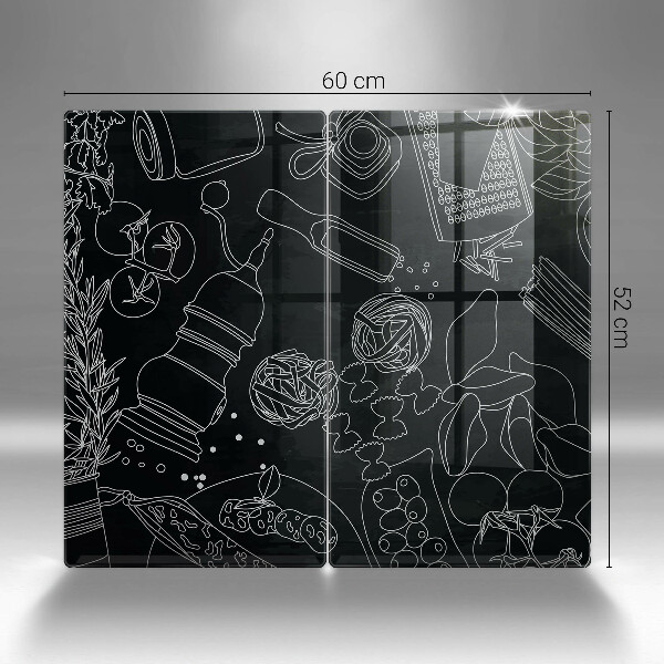 Zaščitna plošča za štedilnik Kuhinjski dodatki