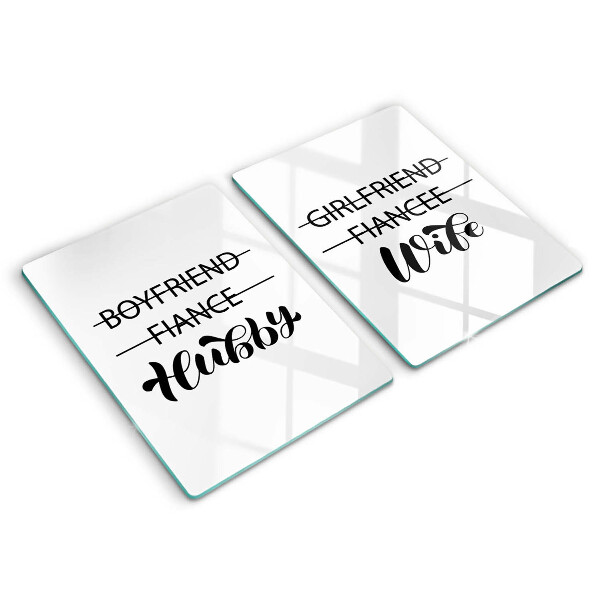 Zaščitna plošča za štedilnik Napis stavek vzorec