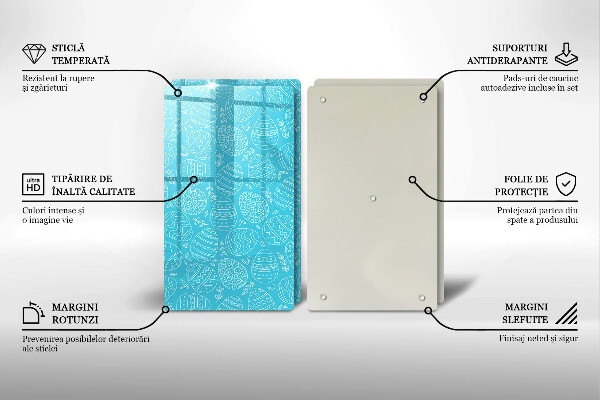 Zaščitna plošča za štedilnik Velikonočna tema