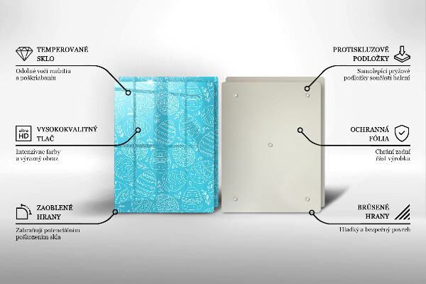 Zaščitna plošča za štedilnik Velikonočna tema