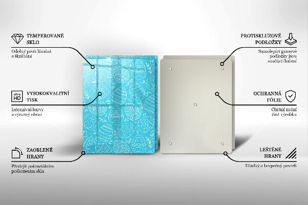 Zaščitna plošča za štedilnik Velikonočna tema