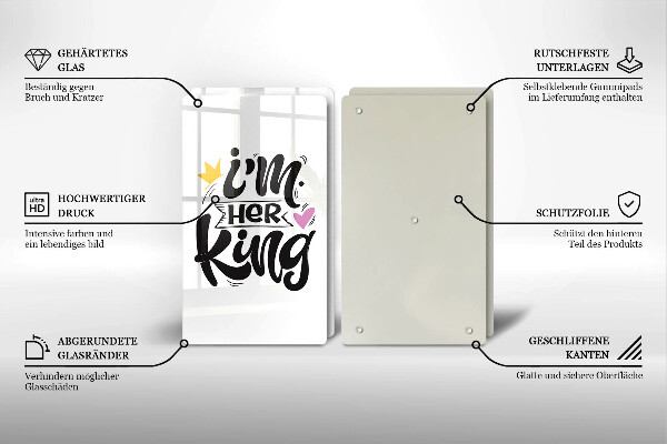 Zaščitna plošča za štedilnik Napis stavek