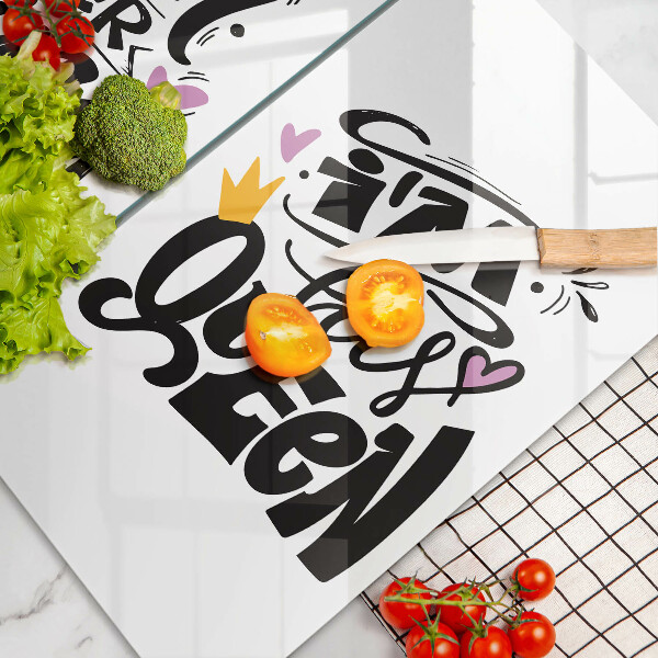 Zaščitna plošča za štedilnik Napis stavek